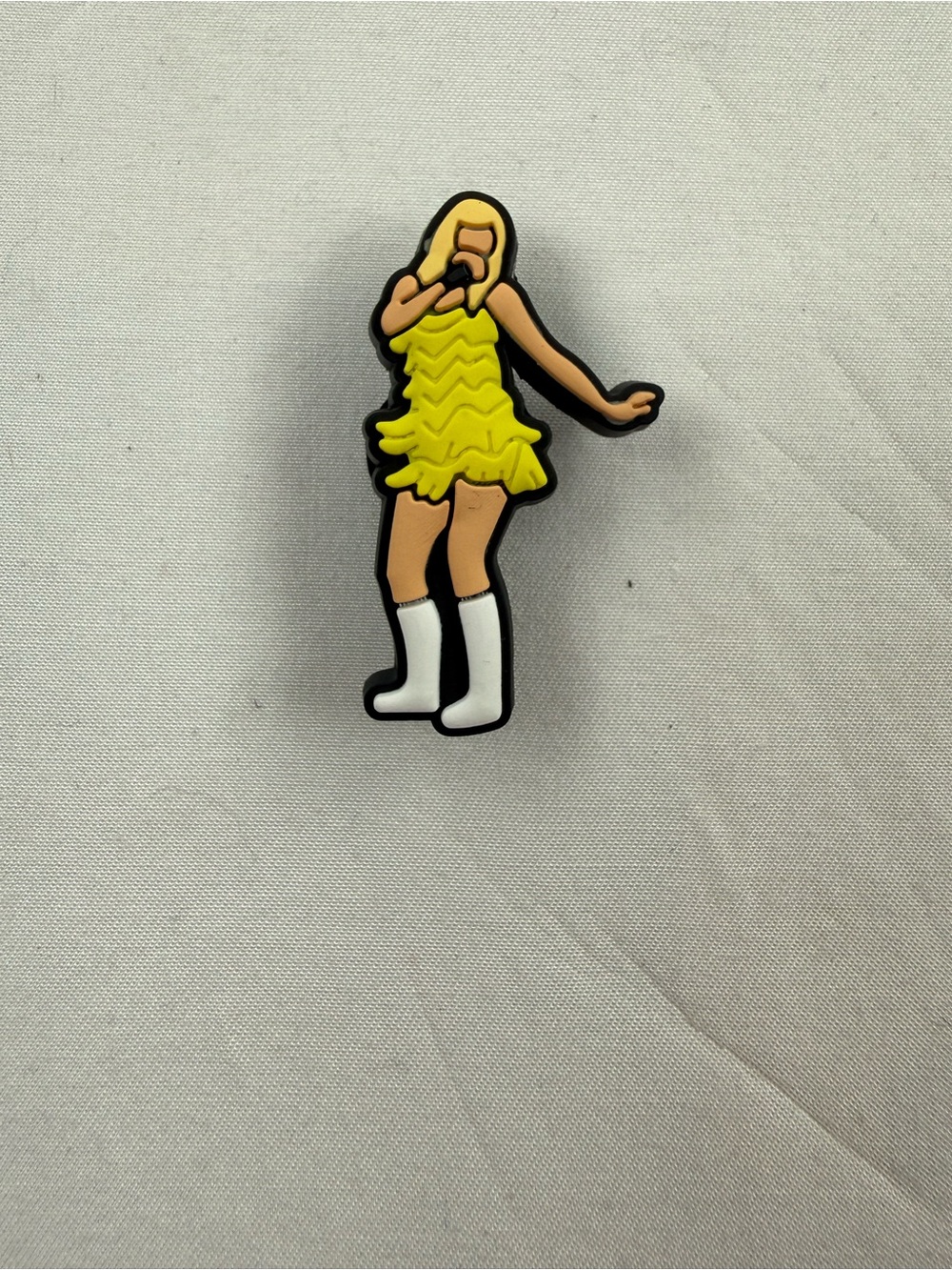 Taylor Swift Yellow Dress Singer Croc Charm
